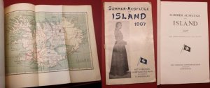 antiquarisches Buch – Daniel Bruun – Sommer Ausflüge auf Island : 1907 : Mit einer Generalkarte von Island