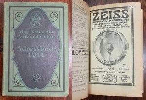 Allg. Deutscher Automobilclub e. V. Adressbuch 1914