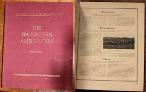 Die badischen Gemeinden ihre Entwicklung in den Jahren 1919-1930, dargelegt an zahlreichen großen, mittleren und kleinen Gemeinden. Mit vielen Abbildungen […]