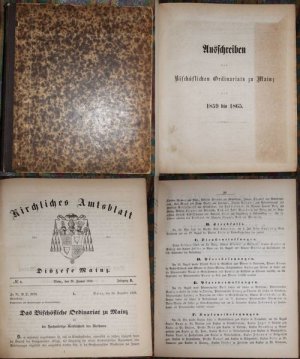 Ausschreiben des Bischöflichen Ordinariats zu Mainz / Kirchliches Amtsblatt für die Diözese Mainz Jahrgang I. - VII. von 1859 bis 1865, Januar 1859 - […]