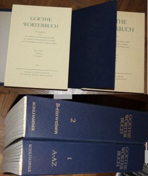 Goethe Wörterbuch.