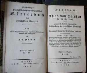 Handbuch zu dem Atlas von Preußen in 27 Karten; oder geographisch-statistisch-topographische Beschreibung der preußischen Monarchie und Verzeichniß sämmtlicher […]