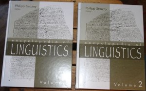 Encyclopedia Of Linguistics Volume 1 A-L; Volume 2 M-Z