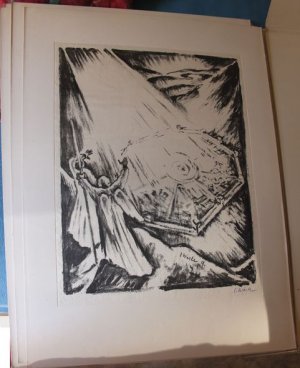 Die Offenbarung Johannes 12 Original-Lithographien von Erich Waske