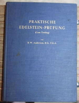 antiquarisches Buch – Anderson, B.W. B – Praktische Edelstein-Prüfung