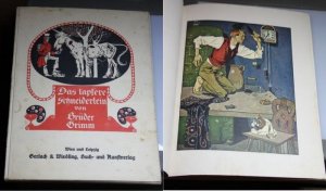 Das tapfere Schneiderlein von Brüder Grimm. Mit 12 farbigen Vollbildern 12 Silhouetten und 13 Vignetten von Franz Wacik.