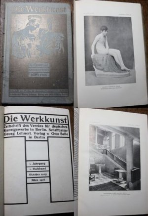 Die Werkkunst Zeitschrift des Vereins für deutsches Kunstgewerbe in Berlin.