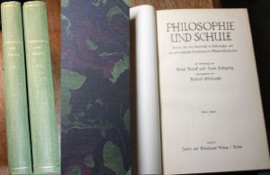 Philosophie und Schule Blätter für den Unterricht in Philosophie und die philosophische Vertiefung der Schulwissenschaften Erster, Zweiter, Dritter und […]