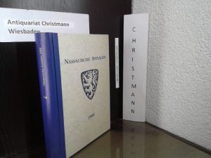 gebrauchtes Buch – Nassauische Annalen – Nassauische Annalen. Band 110 - Jahrgang:  1999 - Jahrbuch des Vereins für Nassauische Altertumskunde und Geschichtsforschung. Schriftleitung: Häbel, Dr. Hans-Joachim   -    Verein für Nassauische Altertumskunde und Geschichtsforschung (Hrsg.)