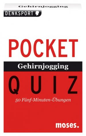 gebrauchtes Buch – Manfred Eichstedt – Gehirnjogging. Pocket Quiz: 50 Fünf-Minuten-Übungen. Für Erwachsene