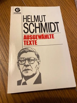 Helmut Schmidt - Ausgewählte Texte