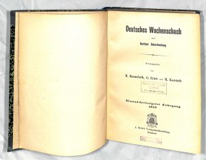 Deutsches Wochenschach 1915