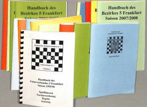 Handbuch des Bezirks 5 Frankfurt, 22 Ausgaben, 1994 - 2015