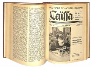 CAISSA Deutsche Schachrundschau 1950, Ausgabe B, 24 Hefte, gebunden