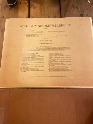 Atlas von Niederösterreich 4. Doppellieferung