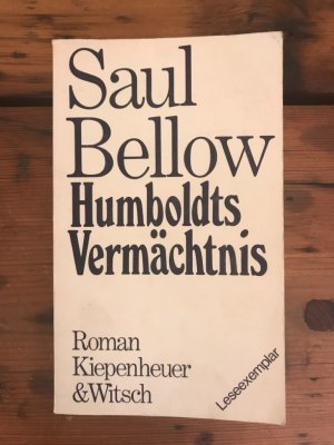 Humboldts Vermächtnis: Roman