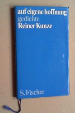 auf eigene hoffnung. gedichte.