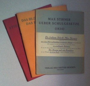 Neue Beiträge zur Stirnerforschung. Hefte 1-4 in 3 Bdn.