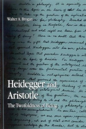 neues Buch – Walter A Brogan – Heidegger and Aristotle