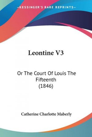 neues Buch – Catherine Charlotte Maberly – Leontine V3