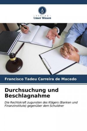 neues Buch – Francisco Tadeu Carreira de Macedo – Durchsuchung und Beschlagnahme