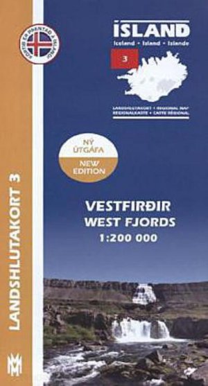 neues Buch – IRK 03 Vestfirdir / Westfjorde Regionalkarte 1 : 200 000