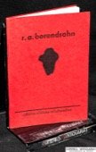 ein nekroskopisches tagebuch. Berlin: Atelier, Edition ad Absurdum Verlag für bibliophile Ästhetik Rolf A. Burkart, 1985. 24 n.p. Blätter. Broschiert mit Klammerheftung. Kleinoktav.