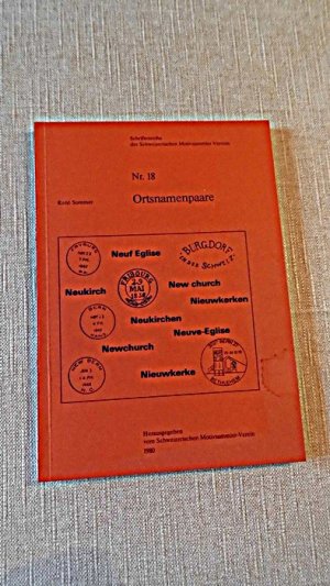 gebrauchtes Buch – Sommer – Schweizerischer Motivsammler-Verein Heft Nr. 18 Ortsnamenpaare