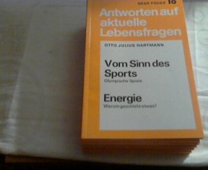 Vom Sinn des Sports : Olymp. Spiele