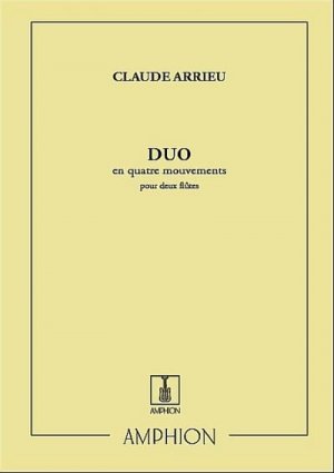 Duo En Quatre Mouvements, Pour Deux Flutes