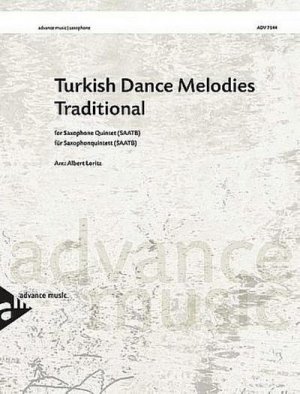 Turkish Dance Melodies: Traditional. 5 Saxophone (SAATBar). Partitur und Stimmen.