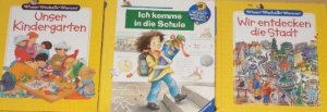 Wieso?Weshalb? Warum?: Unser Kindergarten- Ich komme in die Schule - Wir entdecken die Stadt. 3 Bände