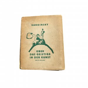 antiquarisches Buch – Wassily Kandinsky – ÜBER DAS GEISTIGE IN DER KUNST. INSBESONDERE IN DER MALEREI. DRITTE AUFLAGE