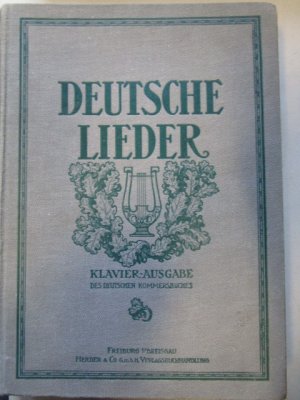 Deutsche Lieder Klavierausgabe des Deutschen Kommersbuches