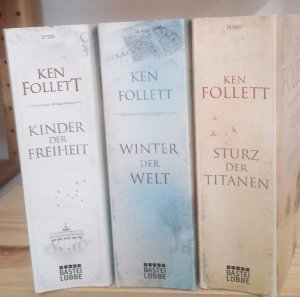 BasteiLübbe Jahrhundert-Trilogie im Taschenbuchformat: 1. Sturz der Titanen - 2. Winter der Welt 3. Kinder der Freiheit