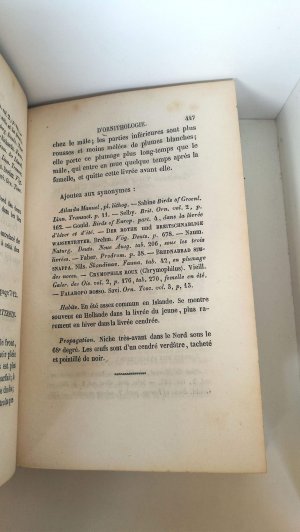 antiquarisches Buch – Temminck, J. - C – Manuel d´ ornitologie ou tableau systématique des oiseaux qui se trouvent en europe