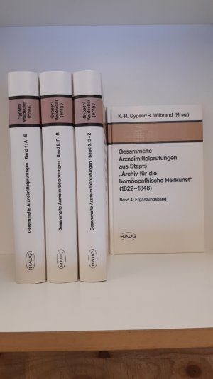 Gesammelte Arzneimittelprüfungen aus Stapfs Archiv für die homöopathische Heilkunst (1822 - 1848).