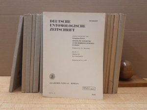 Deutsche Entomologische Zeitschrift. Neue Folge. Bände 12 bis 26 = Jahrgänge 1965-1979 (ohne Heft 1-3/1976)