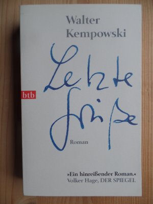 gebrauchtes Buch – Schriftsteller, Reise, Amerika – Letzte Grüße : Roman. btb ; 73330