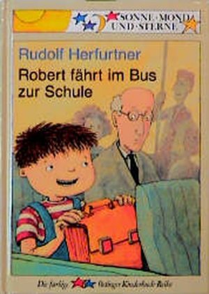 Robert fährt im Bus zur Schule