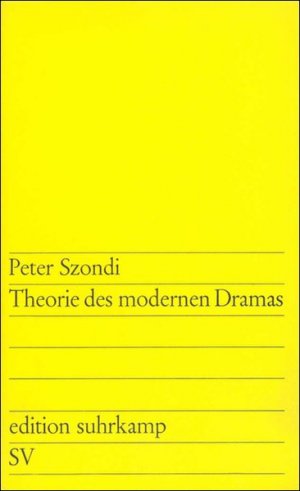 gebrauchtes Buch – Theorie des modernen Dramas 1880-1950