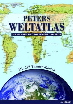 gebrauchtes Buch – Peters Weltatlas: Die wahren Proportionen der Erde: Die wahren Proportionen der Erde. Mit 212 Themen-Karten