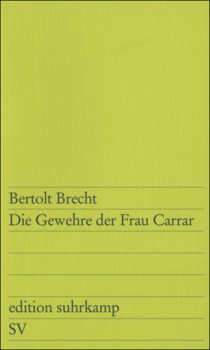 gebrauchtes Buch – Bertolt Brecht – Die Gewehre der Frau Carrar (edition suhrkamp)