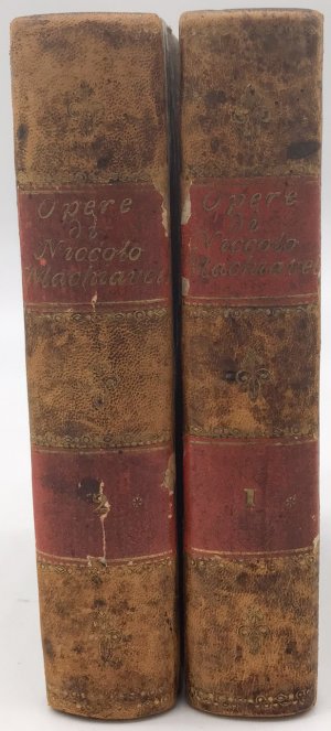 antiquarisches Buch – Niccolò Machiavelli – Opere di Niccolò Machiavelli cittadino e segretario fiorentino. [Band 1-2 von 10]