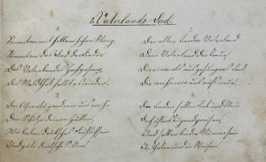 Liederbücher - deutsche Handschrift auf Papier - um 1860/70 [Konvolut, 3 Bände]