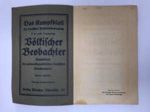 antiquarisches Buch – Nationalsozialismus ; Wirtschaftstheorie ; Nationalsozialismus ; Staatslehre ; Deutschland ; Geschichte 1933 - Feder, Gottfried – Der Deutsche Staat auf nationaler und sozialer Grundlage : Neue Wege in Staat, Finanz und Wirtschaft. Nationalsozialistische Bibliothek ; H. 35