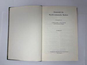 antiquarisches Buch – Zeitschrift für Psycho-somatische Medizin 10. Jg. 1964