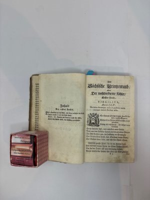 antiquarisches Buch – Thüringen Sachsen Geschichte 1743 - D. Daniel Wilhelm Triller – Der Sächsische Prinzenraub, Oder Der wohlverdiente Köhler, 1752/ In Einem Gedichte fürgestellet, In vier Bücher abgetheilet, mit feinen Kupfern gezieret, auch mit historischen Anmerckungen, und einem dergleichen Anhange ; Der wohlverdiente Köhler. Enth.: Plagium Kauffungense, Das ist: Der Chur-Fürstl. Sächs. Printzen Durch Conrad (Curt, Cuntz) von Kauffungen, geschehene Entführung, Aus dem Schlosse zu Altenburg im Osterlande, oder Meissen, Gantz eigentlich nach richtiger Wahrheit, mit allen Umständen und rechter Begebenheit, wie sich solche Anno 1455. zugetragen. - ¬Der¬ Sächsischen und anderer Chur- und Fürstlichen, auch Kayser- und Königlichen Häuser glückseeligsten Stamm-Mutter, Frauen Margarethen, Chur-Fürstin zu Sachsen, gebohrner Ertz-Hertzogin zu Oesterreich etc. Warhafftiger Todes-Tag, wider den allgemeinen Irrthum der meisten Scribenten, aus gewissen Urkunden gezeiget: Wobey zugleich Etliche Umstände ihres Lebens erwogen, und sonderlich der Kauffungische Raub ihrer Printzen, b