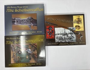 gebrauchtes Buch – Scheibenwaffen Bildbände 3 Bände Konvolut - Thomson – Alte Scheibenwaffen Band 1 - 3 Konvolut 1860 -1940