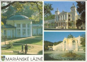 gebrauchtes Buch – Marianske Lazne, Marienbad Mehrbildkarte